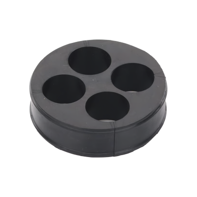 Inserto de Caucho de 4" Con Cuatro Orificios para Cable de 7/8 in | CI-4-78