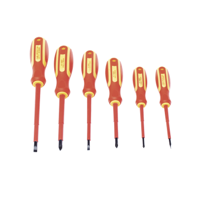 Juego de 6 desarmadores Aislados Bicolor 1000v | PST-H020-01