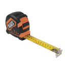 Flexómetro (Cinta de Medir) de 7.5 m con Gancho doble Magnético. Graduada por Ambos Lados y Freno de Alta Velocidad. De Uso Rudo | 9375