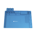 Tapete de silicona de 45 x 30 cm, resistente al calor con áreas magnéticas y de almacenamiento de componentes, ideal para la reparación de equipos y tarjetas electrónicas. | PST-S03-001