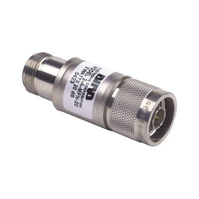 Atenuador en Línea de 30 dB, 2 W. Máximo, CD-4 GHz, Conectores N Macho-Hembra. | 2AMFN-30