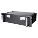 Fuente de poder  13.8Vcc, 35A, lineal regulada con circuito cargador de baterías, para instalación en rack | RM-35MBB