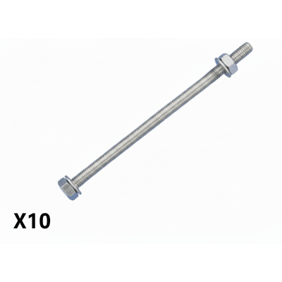 Kit de 10 Tornillos para Montar 1 Separador de Plástico | 25202710KTP