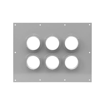 Placa Pasamuro con Capacidad de 6 Botas de 4 | STEP423