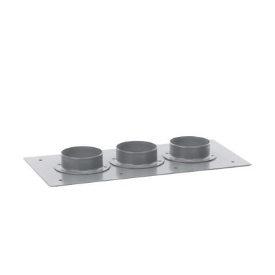 Placa Pasamuros con Capacidad de 3 Botas de 4 | STEP413