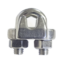 Nudo/ Perro/ Abrazadera Acero Forjado para Cable de 1/8", Acero Inoxidable. | NUDO-18-FJSS