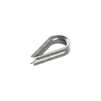 Cuello/ Guardacabo/ Rozadera para Cable de 3/8" de Acero Galv. por Inmersión. | CUELLO-38-HDG