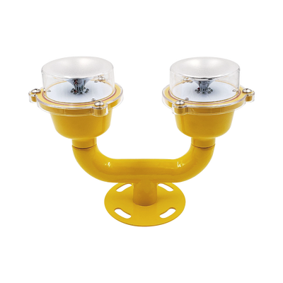 Lámpara de Obstrucción Doble color Rojo / IP65 / Luz fija o parpadeante / Voltaje de Operación 110 AC / 220 AC | GS-LI-D