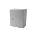 Gabinete de Acero IP66 Uso en Intemperie (250 x 300 x 150 mm) con Placa Trasera Interior Metálica y Compuerta Inferior Atornillable (Incluye Chapa y Llave T). | PST-2530-15A