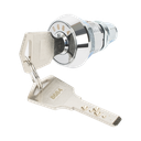 Chapa de Cañon Chico para Gabinete Metálico, (Llave única) | MS-456-17D