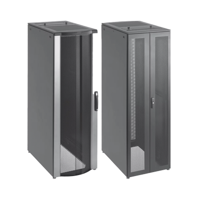 Gabinete de Telecomunicaciones ProLine FloTek PC, 600 mm de Ancho, 1000 mm de Profundidad, 42 UR, Color Negro | PSCPC20610B