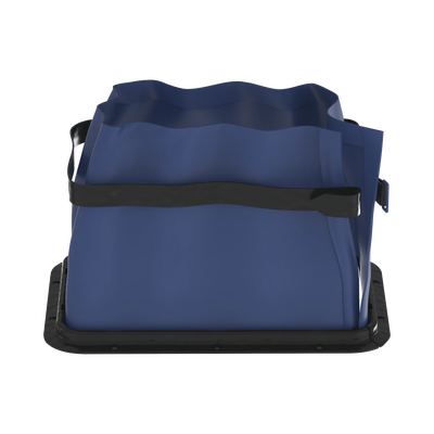 Accesorio de Sellado de Aire Cool Boot®, Para Entradas de Cable por Piso Falso, Con retardante de llama y disipador electrostático, de 304.8 x 203.2 mm | RFG12X8SMY