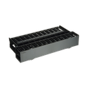 Organizador de Cables Horizontal NetManager, Doble (Frontal y Posterior), Para Rack de 19in, 2UR | NCMH2