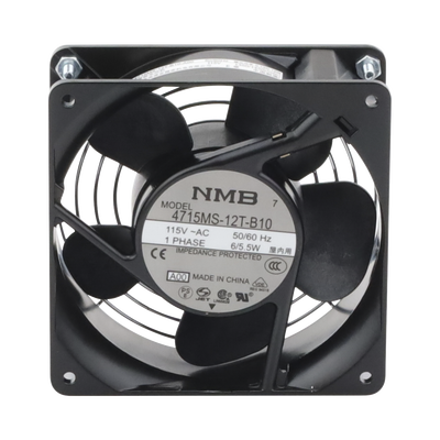 Ventilador Axial Compacto, de 4 Pulgadas, 49 CFM, 115 Vca, De Acero, Color Negro | A4AXFNGQ