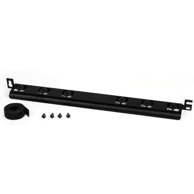 Barra para Aliviar Tensión o Peso Atrás de Patch Panel, Para Administración de 72 Cables, Color Negro | SRBM19BLY