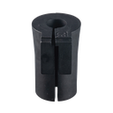 Pasacable Grommet de Entrada de Cable Terminado, Sencillo y Pequeño, 0.24"-0.28", Color Negro. Paquete de 12 Piezas | CEG-06X1