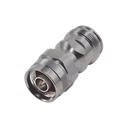 Adaptador en Línea de Conector 4.3-10 Hembra a N Macho, Bronce Blanco/ Plata/ Teflón. | RFD-43F-NM