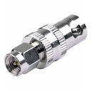 Adaptador en Línea de Conector SMA Macho a BNC Hembra, Níquel/ Oro/ Teflón. | RSA-3458