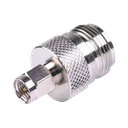 Adaptador en Linea de Conector SMA Macho a N Hembra, Niquel/ Oro/ Teflón. | RSA-3452