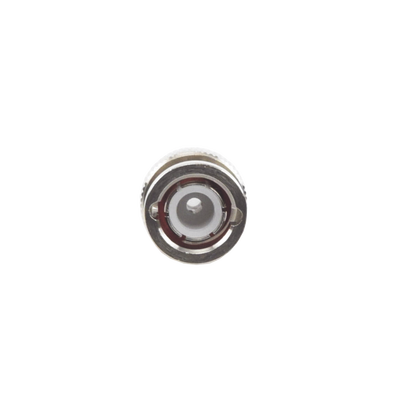 Conector BNC Macho de Anillo Plegable para Cable LP-195, LP-142, LMR-195, RG-58/U, RG-142/U, Níquel/ Oro/ Delrin. | RFB-1106-2
