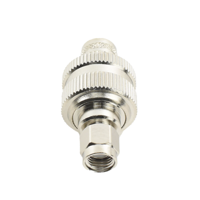 Conector SMA Macho Inverso de Anillo Plegable para RG-8/U, 9913, LMR-400, Níquel/ Oro/ Teflón. | RP-3000-I