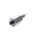 Conector FME Macho de anillo plegable para cable RG-58/U, Niquel/ Oro/ Teflón. | RFE-6000-C