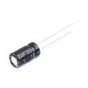 Capacitor Electrolítico en Aluminio, Radial de 220 µFd, 16 Vcc, 105 °C, 6.3 x 11 mm. | CE220/16V