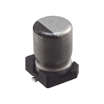 Capacitor Electrolítico de Aluminio tipo SMD de 10uF, 35V, 20%, 5 x 6.1 mm. | 1189-2455-1-ND