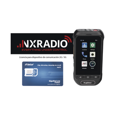 KIT Radio RG360 +12 Meses Servicio NXRADIOTERMINAL + SIM YOBI 1GB Mensual por 12 Meses | RG360-KIT-SIMTEL