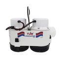 Bomba de evacuación con capacidad de desagüe de 7700 galones por hora a 12 Volts de corriente directa. | 7700D