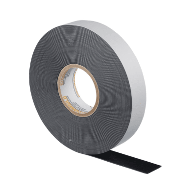 Cinta Eléctrica STRONGHOLD para Aislar de Caucho EPR, Autofusionable, Uso Industrial en Uniones de Alto Voltaje y Temperatura, Grosor 0.76mm (30 mil), Ancho 19mm, y 9.1m Largo, Color Negro. | ST23-075-30BK