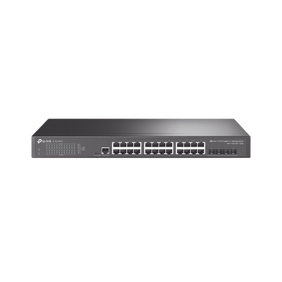 Switch Omada SDN Administrable / 24 puertos Gigabit y 4 puertos SFP+ / Funciones sFlow, QinQ y QoS / Administración centralizada OMADA | TL-SG3428X
