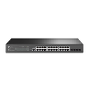 Switch Omada SDN Administrable / 24 puertos Gigabit y 4 puertos SFP / Funciones sFlow, QinQ y QoS / Administración centralizada OMADA | TL-SG3428