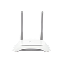 Router Inalámbrico WISP, 2.4 GHz, 300 Mbps, 2 antenas externas omnidireccional 5 dBi, 4 Puertos LAN 10/100 Mbps, 1 Puerto WAN 10/100 Mbps, control de ancho de banda | TL-WR840N