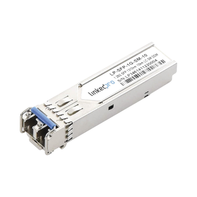Transceptor Óptico SFP (Mini-Gbic) / Monomodo 1310 nm / 1.25 Gbps / 1000BASE-LX / Conectores LC/UPC Dúplex / DDM / Hasta 10 km | LP-SFP-1G-SM-10