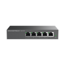 Switch PoE+ Gigabit No Administrable / 5 puertos 10/100/1000 Mbps / 4 puertos PoE+ / hasta 60W | GWN7700P