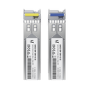 UFiber Módulo SFP, transceptor MiniGibic MonoModo 1.25 Gbps, distancia 3km, Simplex, un conector LC, incluye 2 tranceptores | UACC-OM-SM-1G-S-2