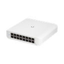 Switch UniFi Lite Administrable PoE de 16 Puertos 10/100/1000 Mbps (8 puertos 802.3af/at), 45 W | USW-LITE-16-POE