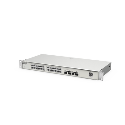 Switch Administrable Capa 2+ Plus, con 24 puertos Gigabit, 4 puertos SFP+ para fibra 10Gb, gestión gratuita desde la nube. | RG-NBS3200-24GT4XS