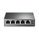 Switch Escritorio No Administrable de 5 puertos 10/100/1000 Mbps / Con 4 puertos PoE 802.3af/at de hasta 65 W / PoE Extendido hasta 250 metros | TL-SG1005P
