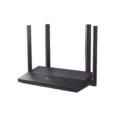 Router WiFi 6 AX 1500 Mbps / MU-MIMO 2X2 y OFDMA / 1 Puerto WAN Gigabit / 3 Puertos LAN Gigabit / Soporta IPV6 y TR-069 / 4 Antenas Beamforming / Seguridad WiFi WPA3 | EX141