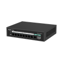 Switch PoE+ no Administrable, hasta 120 Watts, no administrable, 8 puertos PoE+, 2 Uplink Gigabit Ge / SFP | RG-ES110GS-P-L