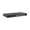 Switch PoE+ no Administrable, hasta 370 Watts Ideal para CCTV, 24 Puertos 10/100 PoE+, 2 Uplinks Gigabit (1 SFP COMBO) | RG-ES126FGS-P