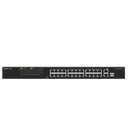 Switch PoE+ no Administrable, hasta 180 Watts Ideal para CCTV, 24 Puertos 10/100 PoE+, 2 Uplinks Gigabit (1 SFP COMBO) | RG-ES126FGS-LP