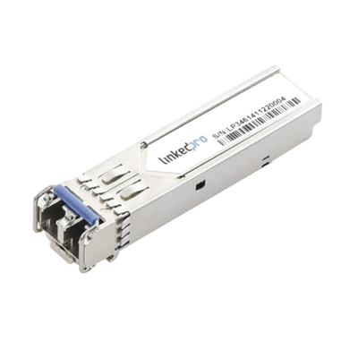 Transceptor Óptico Industrial SFP (Mini-Gbic) / Monomodo 1310 nm / 1.25 Gbps / 1000BASE / Conectores LC/UPC Dúplex / DDM / Hasta 3 km | LP-IND-SFP-1G-SM-3