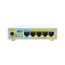(hEX PoE LITE) RouterBoard, 5 Puertos Fast Ethernet, 4 con PoE Pasivo, 1 Puerto USB | RB750UPR2