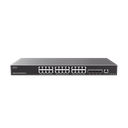 Switch Capa 3 Administrable / 24 puertos 10/100/1000 Mbps + 4 Puertos SFP+ de 10 Gigabits / Compatible con GWN Cloud. | GWN7813