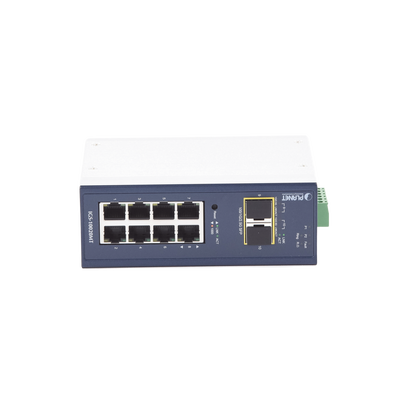 Switch Industrial Administrable Capa 2, 8 Puertos 10/100/1000T, 2 Puertos SFP 1G / 2.5 G BASE X | IGS-10020MT