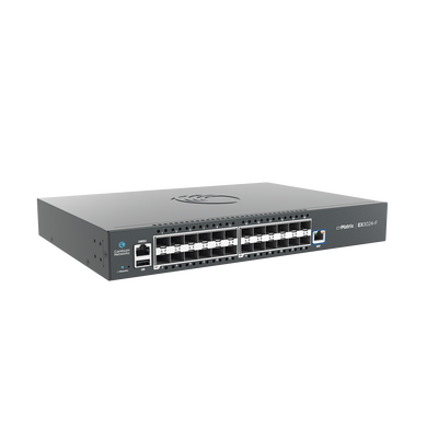 Switch cnMatrix EX3024F Ideal para Distribución en una Red Empresarial / 24 Puertos de Fibra Óptica SFP+(10 Gbps) / Capa 2 y Capa 3 / Doble Fuente de Alimentación en Corriente Alterna / Gestión Gratuita Desde la Nube | MXEX3024XFXA00