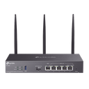 Router Omada VPN / SDN Multi-WAN Gigabit / 1 Puerto WAN SFP Gigabit / 1 Puerto WAN RJ45 Gigabit / 2 Puertos LAN RJ45 Gigabit / 2 Puertos Configurables LAN/WAN / 150,000 Sesiones Concurrentes / Administración Centralizada Omada o Stand-Alone | ER706W